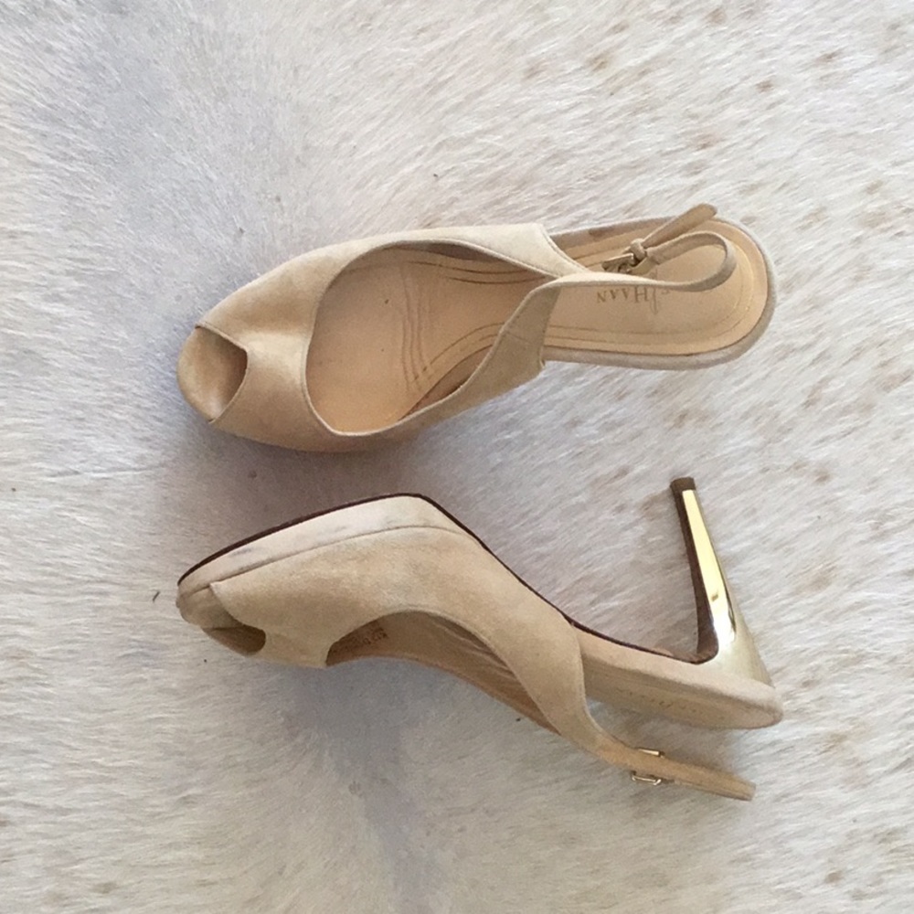 COLE Haan Suede Platform Shoes